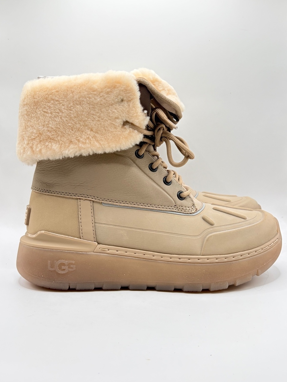 UGG City Butte Men's 8.5 Waterproof Leather Winter Boots 1153390 New Box
